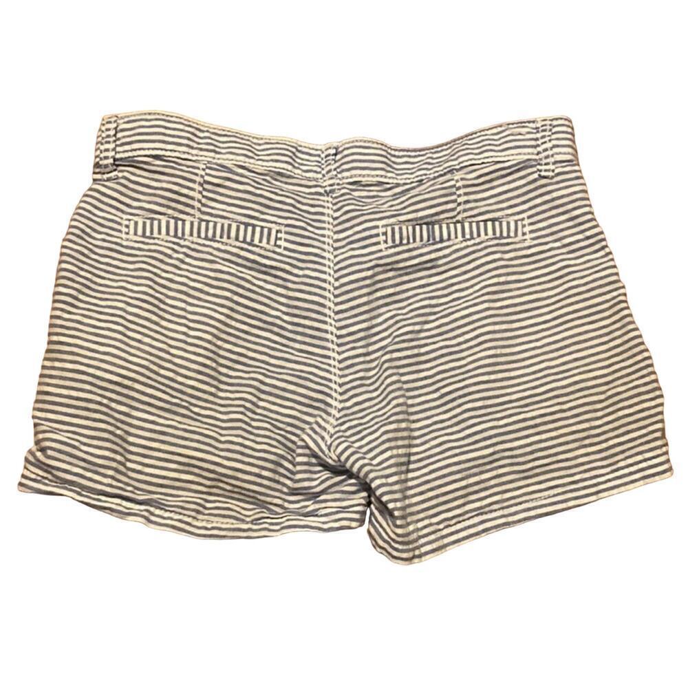 Old Navy Blue & White Cotton Shorts - child size 14 - Picture 4 of 5